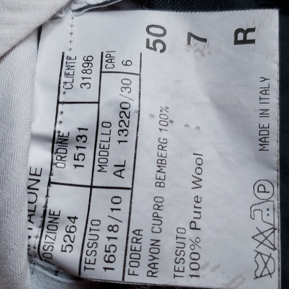 Canali Black Trouser Dress Pants 31" Waist X 29" Inseam Length Italian Designer - Picture 13 of 15